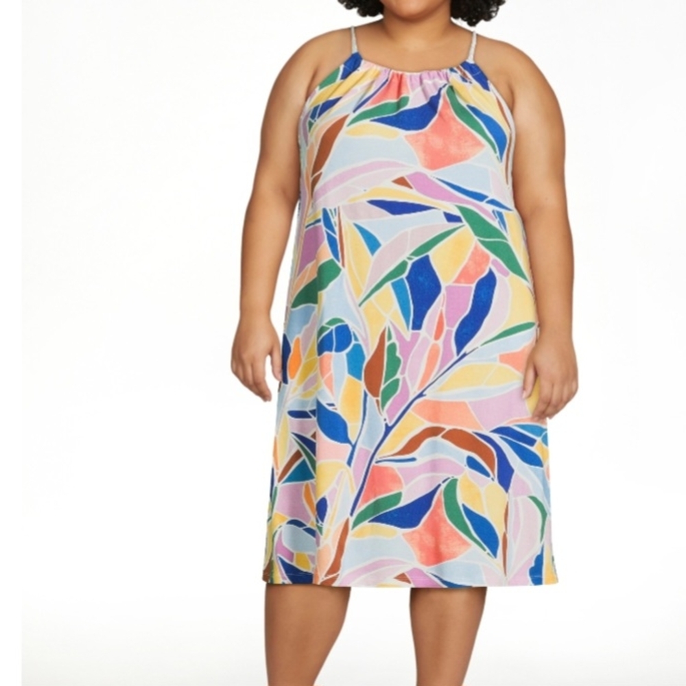 Time and Tru Multicolor Top XL